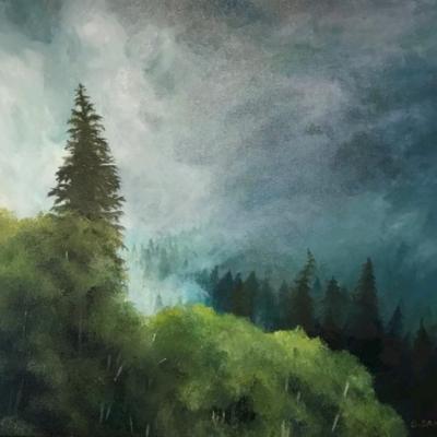 Montagnes et forêts