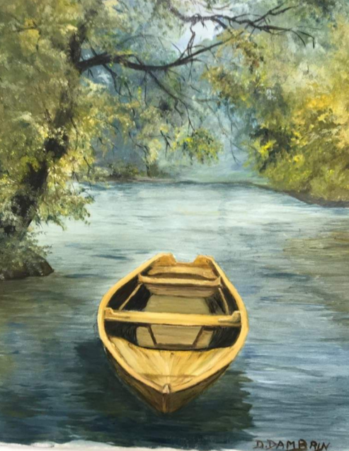 Barque sur rivière